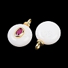 Natural White Jade Pendants G-Z134-03G-01-2