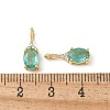 Brass Micro Pave Cubic Zirconia Pendants KK-Q031-43G-3