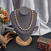 1Pc Heart Zinc Alloy Crystal Rhinestone Cup Chain Tennis Necklaces for Women NJEW-SP0001-06G-3