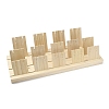 3-Slot Wooden Earring Display Card Stands LS-EDIS-R027-01B-03-4