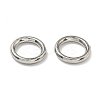 Alloy Soldered Closed Jump Rings X-PALLOY-H039-P-3
