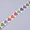 Heart Shaped Stickers Roll DIY-K027-A07-2