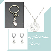 120Pcs 12 Styles Mother's Day Tibetan Style Alloy Pendants FIND-WR0011-46-6