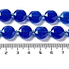 Natural Blue Agate Beads Strands G-NH0004-002A-5