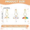 Iron Long Paper Clips HJEW-GO00062-2