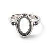 925 Sterling Silver Adjustable Ring Components STER-C011-10AS-3