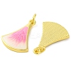 Brass Enamel Pendants KK-S401-06G-2