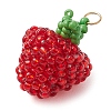 Seed Beads Beaded Charms PALLOY-MZ00330-3