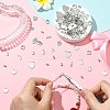 160Pcs 16 Styles 304 Stainless Steel Chain Tabs FIND-CJ0004-88-5