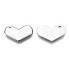 Non-Tarnish 316 Surgical Stainless Steel Pendants STAS-ZX013-06P-2