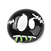 Stitched Doll Head Halloween Opaque Resin Decoden Cabochons RESI-R446-01I-1