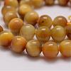 Natural Tiger Eye Bead Strands G-P230-08-E-8mm-3