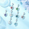 Kettle Alloy Pendant Decorations HJEW-JM03384-1