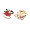 Christmas Theme Alloy Enamel Pendants ENAM-T020-10A-1