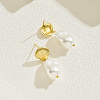 Elegant Brass Dangle Stud Earrings AI3565-1-2