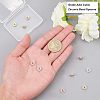 CZ Brass Micro Pave Grade AAA Cubic Zirconia Bead Spacers KK-NB0002-28-NR-3
