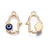 Alloy Enamel Pendants PALLOY-S132-354-2