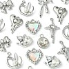 18Pcs 8 Styles Alloy Glass & Resin Pendants DIY-FS0005-35-3
