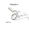 Exaggerated Personality 304 Stainless Steel Cuff Ring for Women LS-AA3859-2-1