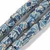 Handmade Polymer Clay Beads Strand CLAY-Z002-01J-1