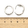 304 Stainless Steel Hoop Earrings for Women EJEW-C096-45P-3
