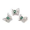 Brass Micro Pave Cubic Zirconia Pendants KK-I703-09P-2