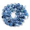 Natural Dyed White Jade Beads Strands G-H057-A22-03-3