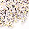 Opaque White Acrylic Beads MACR-YW0001-21A-3