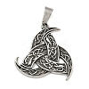 316 Surgical Stainless Steel Pendants STAS-E212-138AS-1