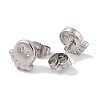 Non-Tarnish 304 Stainless Steel Octopus Stud Earrings for Women EJEW-G389-03P-2