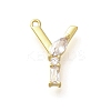 Brass Micro Pave Cubic Zirconia Pendants KK-M310-01G-25-1