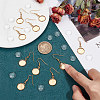Unicraftale Blank Dome Dangle Earring Making Kit DIY-UN0005-22-4