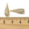 Brass Micro Pave Cubic Zirconia Pendants KK-H460-08G-3