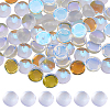 SUNNYCLUE 100Pcs Transparent Glass Cabochons GLAA-SC0001-96-1