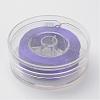 Japanese Eco-Friendly Dyed Flat Elastic Crystal String EW-F005-0.6mm-01-2