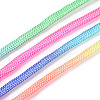 100M Random Color Nylon Braided Cord for Jewelry Making Macrame Craft RCP-R006-03-2