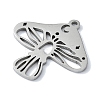 Non-Tarnish 304 Stainless Steel Pendants STAS-C097-29P-2