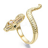 Snake Cuff Ring for Girl Women RJEW-N035-047-NF-3