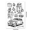 Summer Theme PVC Plastic Clear Stamps DIY-WH0631-0545-6