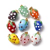 Handmade Lampwork Pendants LAMP-S069-05A-1