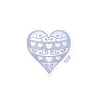 Valentine's Day DIY Heart Cup Mat Silicone Molds PW-WG26162-03-1