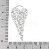 Non-Tarnish 304 Stainless Steel Big Pendants STAS-C106-10P-3