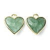 Natural Green Strawberry Quartz Pendants G-O204-01A-2