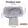 Acrylic Fiber Woolen Yarn Socks Leg Cover AJEW-WH20018-149C-2
