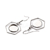 Tarnish Resistant 201 Stainless Steel Earring Hooks STAS-Z036-12P-2