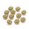 Tibetan Style Alloy Sun Beads TIBEP-GC188-AG-NR-1