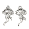 Non-Tarnish 304 Stainless Steel Pendant Rhinestone Settings STAS-K253-10P-1