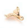 Brass Micro Pave Cubic Zirconia Charms X-KK-P157-16G-NF-2