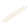 Brass Flat Head Pins KK-G331-11-0.7x51-4