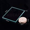 Tempered Glass Handmade Craft Leather Coating Tools with Leather Grinding Trimming Round Flat Stick Vegetable Tanned TOOL-PH0016-71-2